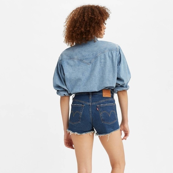 Levi's Pants - Levi’s 501 Dark Wash High Rise Women's Shorts Size 29
